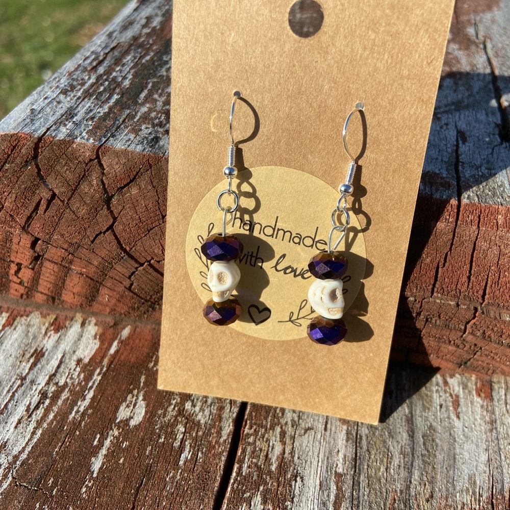 💋2/$14💋 Dead Inside Handmade Earrings